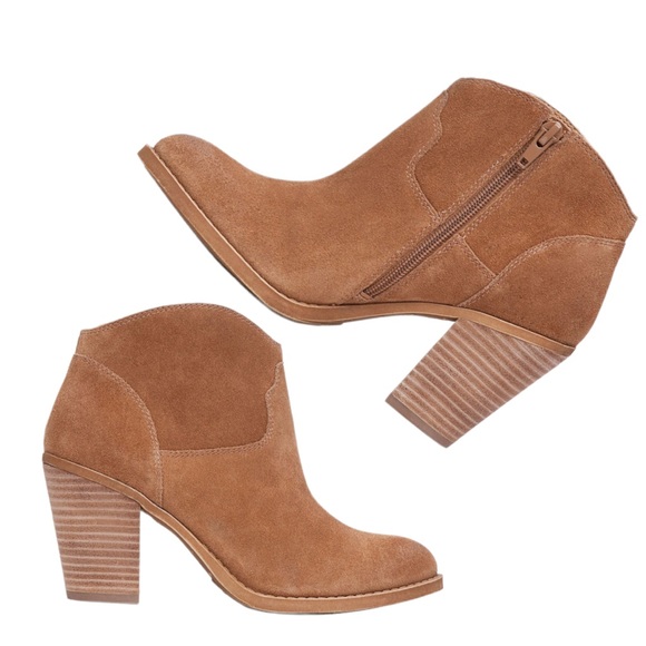 Lucky Brand Shoes Lucky Brand Eller Leather Bootie Womens Size